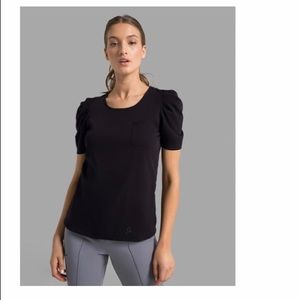 Jaanuu Pleated Sleeve Top